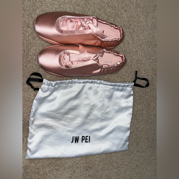JW PEI Pink Satin Women's Shoes - Picture 6 of 7